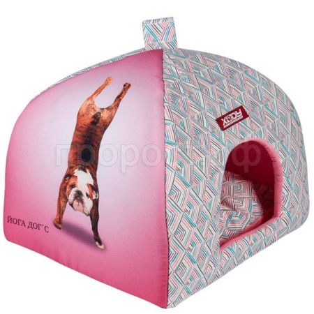 Лежанка Виг-Вам Йога Догс №1 розовый/Ксоди