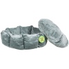 Лежанка круглая с подушкой серая 52*20см/DONBARON