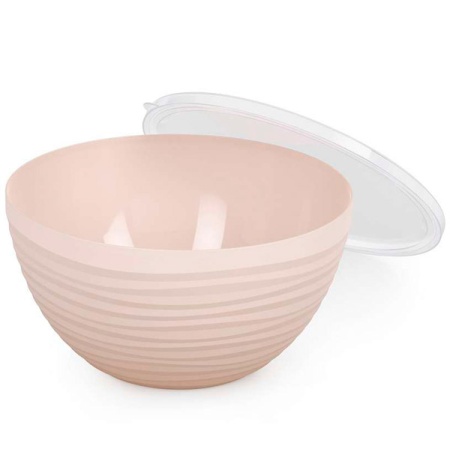 Чаша Оазис 4л с крышкой бежевый М8405 /16шт/ Альтерн