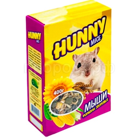 Грызуны Ханни д/мышей зерносмесь 400гр/20шт/Вестерн