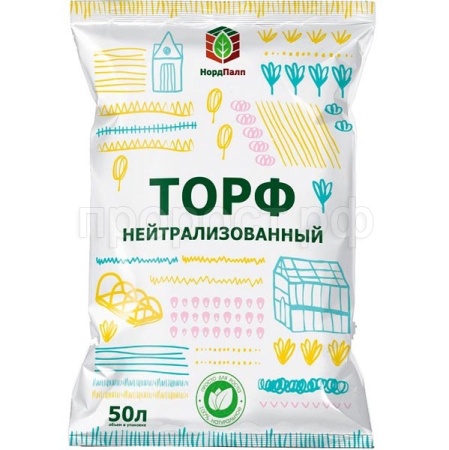 Торф нейтрализованный 50л Сад Чудес 1шт