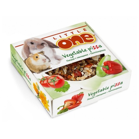 Лакомство д/грыз Литтл Ван Пицца с овощами 55гр/6шт/32200
