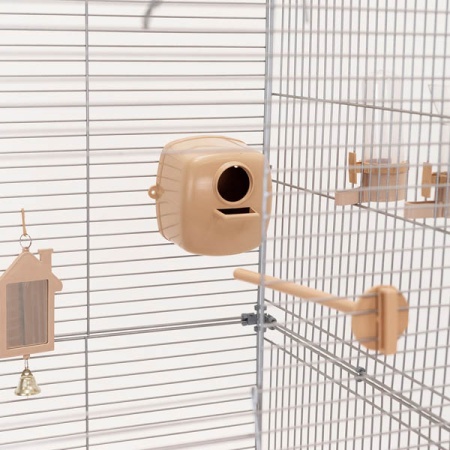 Клетка д/птиц ЛОРА-3 ECO 58*40*126см (укомплект) 3 секции бежевая/4612/Дарэлл Клетка д/птиц ЛОРА-3 ECO 58*40*126см (укомплект) 3 секции бежевая/4612/Дарэлл