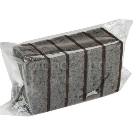 Губка д/посуды (5шт набор) Black 98*67*35мм 310578 /40шт/Рыжий Кот