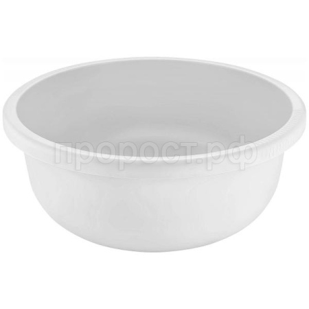 Таз 4л Disco круглый белый SC1004 /5шт/ПР 