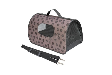 Сумка переноска Променад №4 жесткая с карманом 51*29*29см/90024/Дарэлл