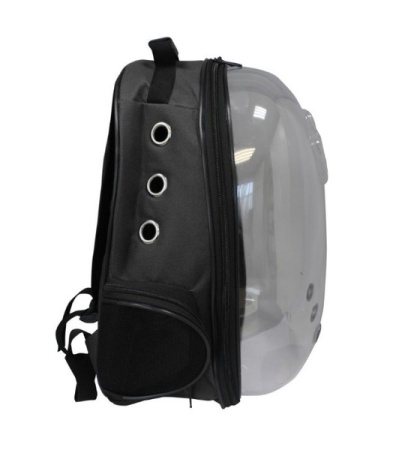 Рюкзак-переноска д/животн.трансформер раскладной 24x30x40см черный/Рст451ч/Евро