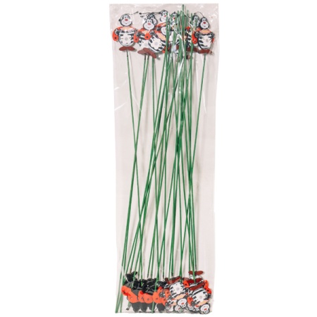 Стикер Божья коровка веселая 24шт 50см FH13145W