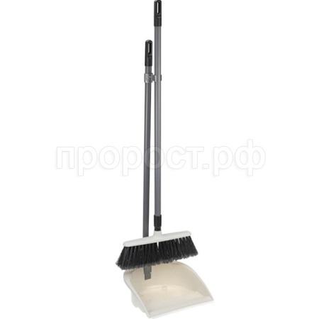 Набор д/уборки Ленивка Люкс складная белый ротанг М5179 /15шт/М-пласт