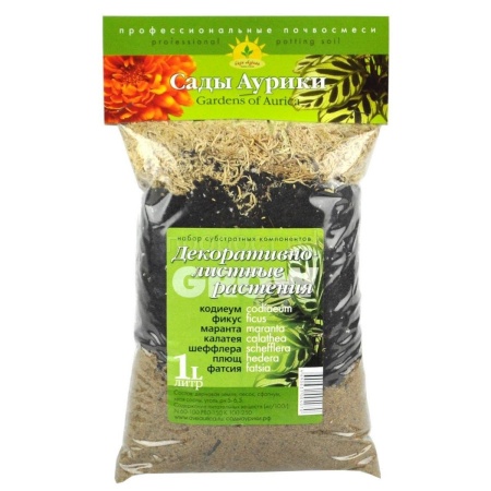 Субстрат Декоративно-лиственные 1л Сады Аурики
