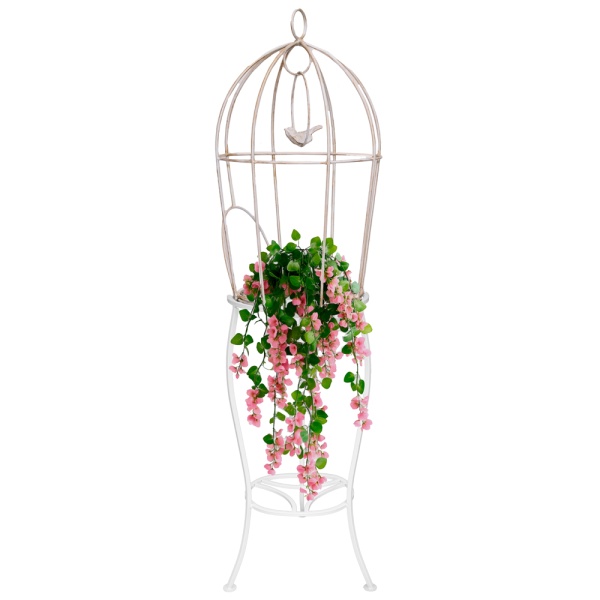 Подставка РЗДИ Напольная 232 два горш белая