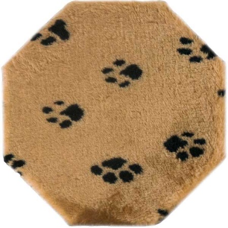 Когтеточка столбик с полкой мех, джут коричневый 47*47*80см/DONBARON