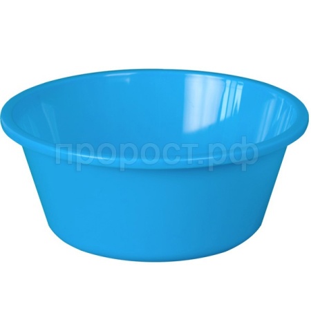 Таз 4л круглый светло-синий 03021 /10шт/Арз