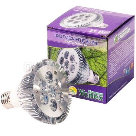 Фитолампа ФОТОСИНТЕЗ-21 д/растений 7Вт Е27 1шт