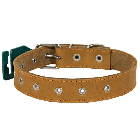 Ошейник кожа коричневый 1сл 30мм DONBARON Ошейник кожа коричневый 1сл 30мм DONBARON