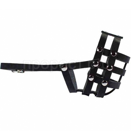 Намордник кожа №0 сетчатый кокер черный 050100черн/Дарэлл Намордник кожа №0 сетчатый кокер черный 050100черн/Дарэлл