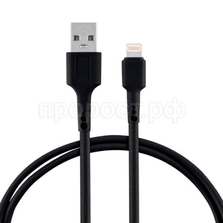 Кабель Lightning/USB ENERGY ЕТ-30 черный/500шт/104113