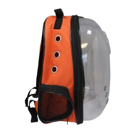 Рюкзак-переноска д/животн.трансформер раскладной 24x30x40см красный/Рст451к/Евро
