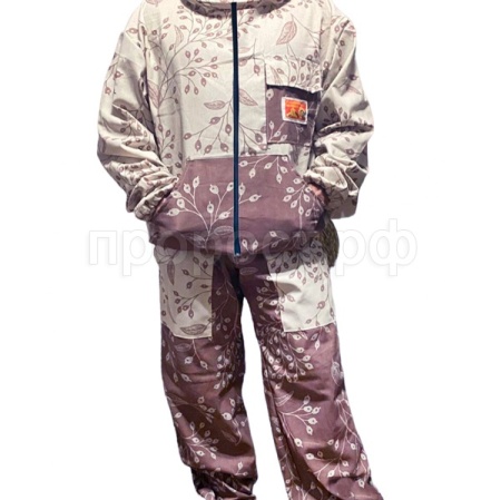 Пчелы Костюм бязь цветн Барбарис (к на молн+ш) р-р 60-62/ЧК Пчелы Костюм бязь цветн Барбарис (к на молн+ш) р-р 60-62/ЧК