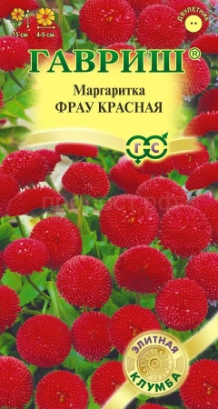 Маргаритка Фрау Красная 4шт 