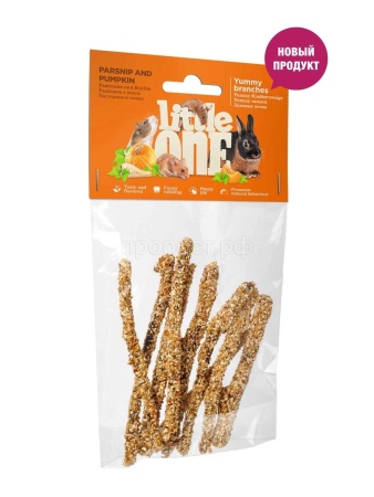 Лакомство д/грыз Литтл Ван Лакомые ветви с пастернаком и тыквой 35г/6шт/32220