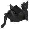 Кот с книгой черный L47W26H23 718039/D104