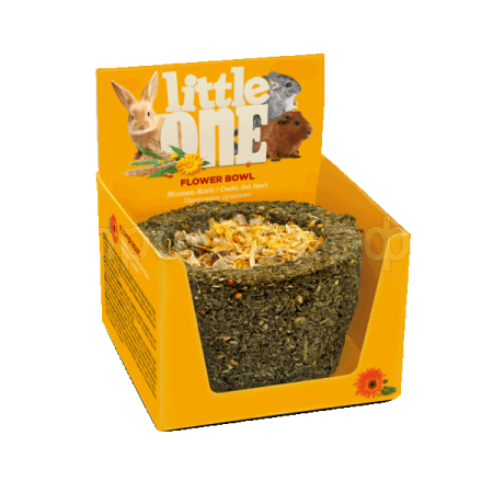 Лакомство д/грыз Литтл Ван Лукошко цветочное 120г/6шт/32070