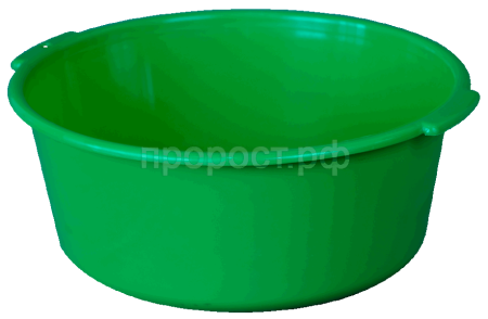 Таз 12л с ручками зеленый 03004 /10шт/Арз