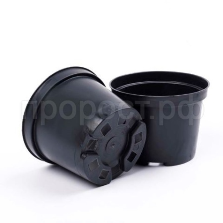 Рассадник 1л Д13М черный 13*11см, лист 1,1 /11700шт/РС