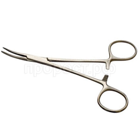 Инструмент Зажим кровоостанавливающий, изогнутый, зубчатый 160мм З-53 К-17-192 "Бельрот"/ВИК