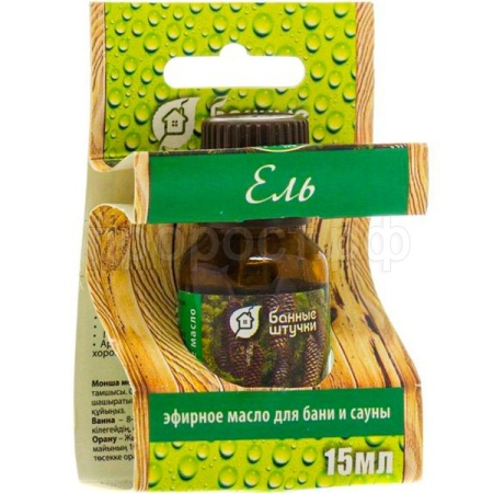 Эфирное масло Банные штучки 15мл ель 30008/28шт/Профит