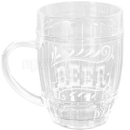 Кружка д/пива 500мл BEER 3226/1-Г /8шт/ДК