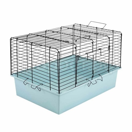 Клетка д/круп. грыз Дарэлл КРОЛИК 60 №2 складная 58*40*32,5см бирюз/черн/41612/Дарэлл