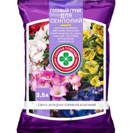 Грунт СЗТК для Сенполий 2,5л Скорая помощь