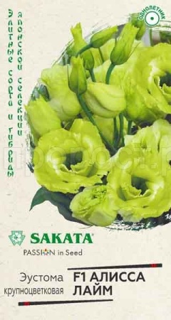 Эустома Алисса лайм F1 крупноцветковая 4 шт