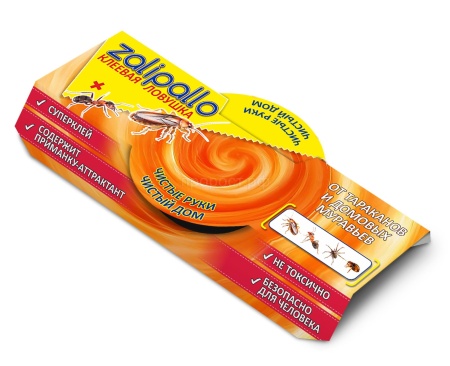 Ловушка тараканы Zalipallo клеевая домик (1шт) 100шт