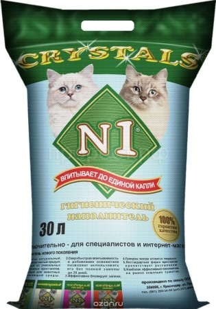 Наполнитель Барсик CRYSTALS №1 силикагель 30л/1шт/92208