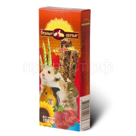 Лакомство д/грыз Палочки Верные друзья Бекон 150гр/15шт/