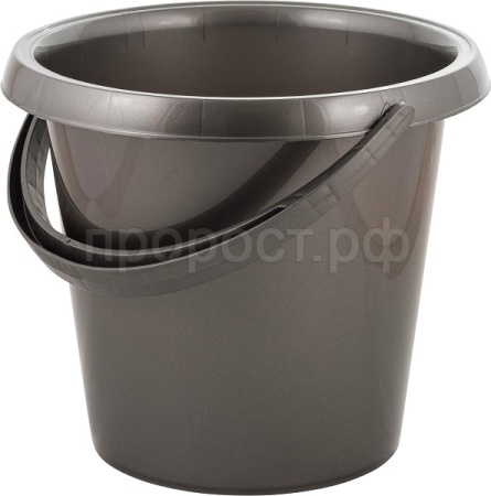 Ведро 10л Rock'n'Roll антрацит SC1103 /10шт/ПР