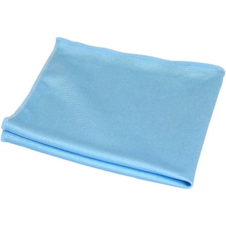 Салфетка д/стекла 30*30см микрофибра голубой 310211 /40шт/ Рыжий Кот