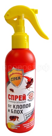 Бдительный страж спрей от клопов, блох 200мл Бдительный страж спрей от клопов, блох 200мл
