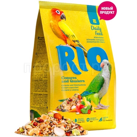 Птицы РИО д/аратинг и квакеров Основной рацион 1кг/4шт/21252